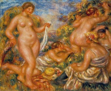 Pierre Auguste Renoir Painting - bañistas Pierre Auguste Renoir